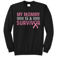 vintage My Mommy Is A Survivor Pink Ribbon Sweatshirt