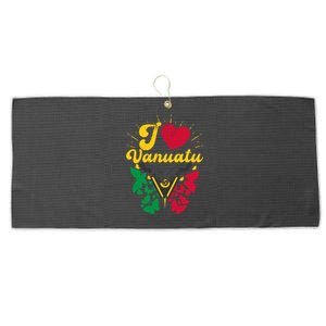 Vanuatuan Melanesia National Souvenir Island Large Microfiber Waffle Golf Towel