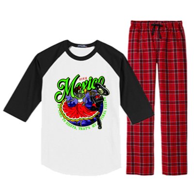 Viva Mexico No Time To Siesta That Is My Final Fiesta Raglan Sleeve Pajama Set