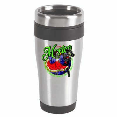 Viva Mexico No Time To Siesta That Is My Final Fiesta 16oz Travel Tumbler