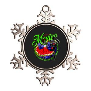 Viva Mexico No Time To Siesta That Is My Final Fiesta Metallic Star Ornament