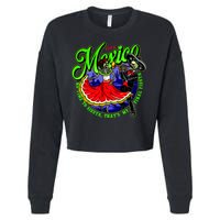 Viva Mexico No Time To Siesta That Is My Final Fiesta Cropped Pullover Crew