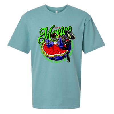 Viva Mexico No Time To Siesta That Is My Final Fiesta Sueded Cloud Jersey T-Shirt