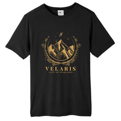 Velaris Mountain Night Sky Stars Tall Fusion ChromaSoft Performance T-Shirt