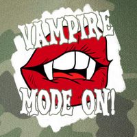 Vampire Mode On Fangs Lips Halloween Legacy Tie Dye Trucker Hat
