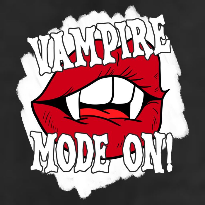 Vampire Mode On Fangs Lips Halloween Cool Comfort Performance Bucket Hat