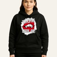 Vampire Mode On Fangs Lips Halloween Hoodie
