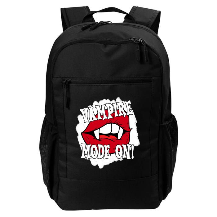 Vampire Mode On Fangs Lips Halloween Backpack
