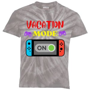 Vacation Mode On Gamer Kids Tie-Dye T-Shirt