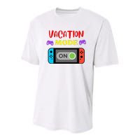 Vacation Mode On Gamer Youth Performance Sprint T-Shirt