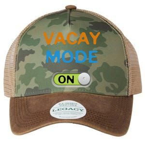 Vacay Mode On Beach Palms Cruise Vibes Summer Time Vacation Meaningful Gift Legacy Tie Dye Trucker Hat