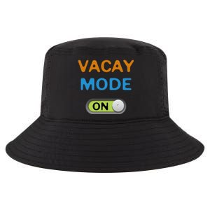 Vacay Mode On Beach Palms Cruise Vibes Summer Time Vacation Meaningful Gift Cool Comfort Performance Bucket Hat