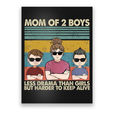 Vintage Mom Of 2 Boy Less Drama Than Girl But Harder To Poster