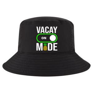 Vacay Mode On Cute Pineapple Graphic Summer Vacation Design Gift Cool Comfort Performance Bucket Hat