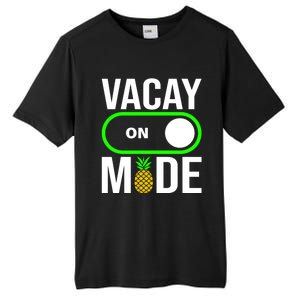 Vacay Mode On Cute Pineapple Graphic Summer Vacation Design Gift Tall Fusion ChromaSoft Performance T-Shirt