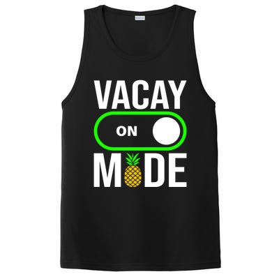 Vacay Mode On Cute Pineapple Graphic Summer Vacation Design Gift PosiCharge Competitor Tank