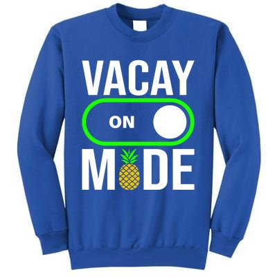 Vacay Mode On Cute Pineapple Graphic Summer Vacation Design Gift Sweatshirt