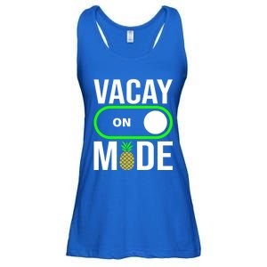 Vacay Mode On Cute Pineapple Graphic Summer Vacation Design Gift Ladies Essential Flowy Tank