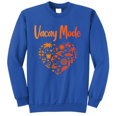 Vacay Mode On Designs For Tourist Beach Gift Sweatshirt