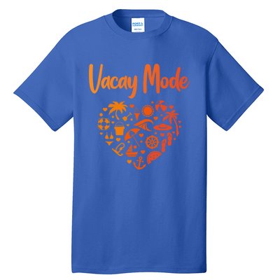 Vacay Mode On Designs For Tourist Beach Gift Tall T-Shirt