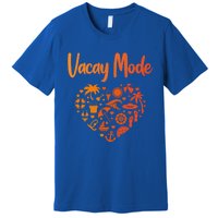 Vacay Mode On Designs For Tourist Beach Gift Premium T-Shirt