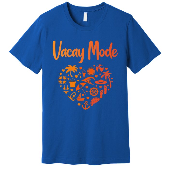 Vacay Mode On Designs For Tourist Beach Gift Premium T-Shirt