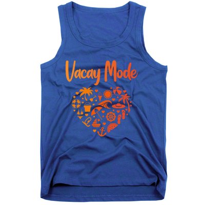 Vacay Mode On Designs For Tourist Beach Gift Tank Top