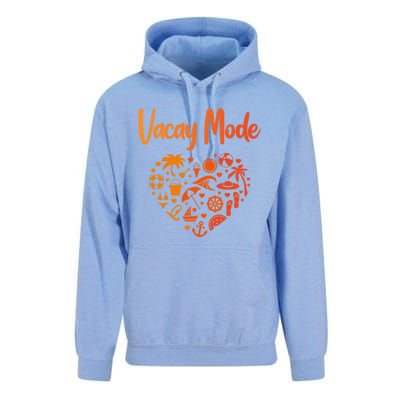 Vacay Mode On Designs For Tourist Beach Gift Unisex Surf Hoodie