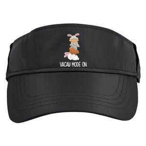 Vacay Mode On Kawaii Bunny Kawaii Rabbit Gift Adult Drive Performance Visor