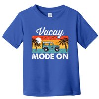 Vacay Mode On Sunset Summer Family Vacation Traveling Gift Toddler T-Shirt