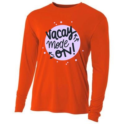 Vacay Mode On Gift Cooling Performance Long Sleeve Crew