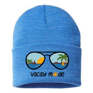 Vacay Mode On The Beach Cute Gift Sustainable Knit Beanie