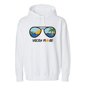 Vacay Mode On The Beach Cute Gift Garment-Dyed Fleece Hoodie