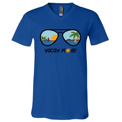 Vacay Mode On The Beach Gift V-Neck T-Shirt