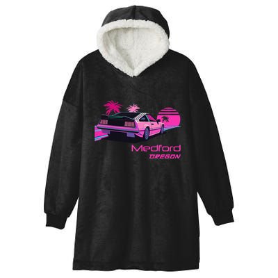 Vintage Medford Oregon Hooded Wearable Blanket