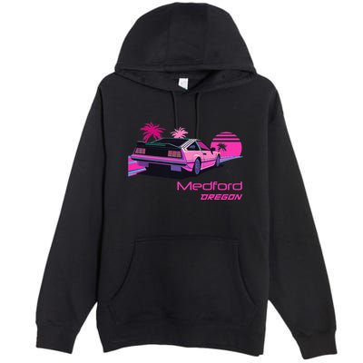 Vintage Medford Oregon Premium Pullover Hoodie