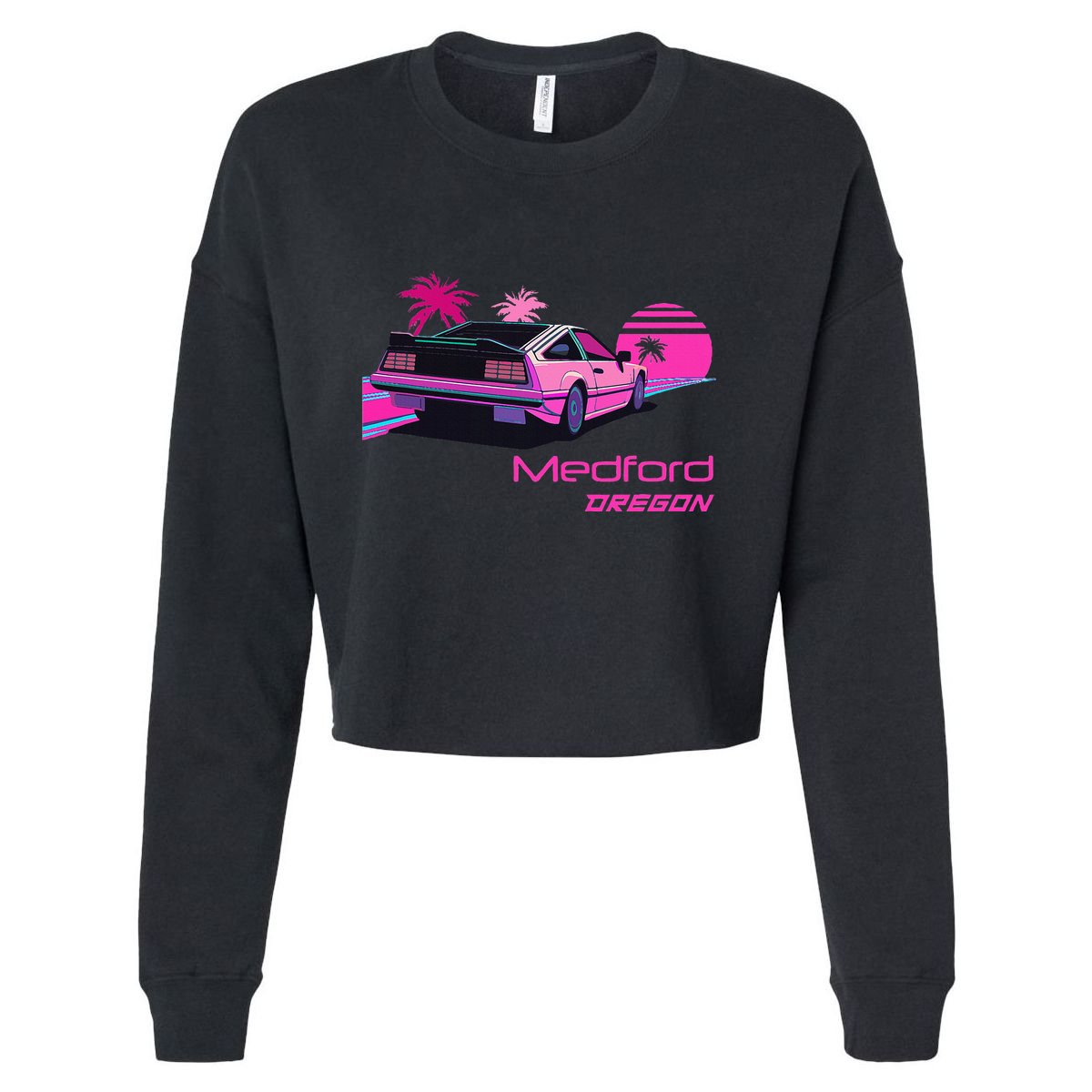 Vintage Medford Oregon Cropped Pullover Crew