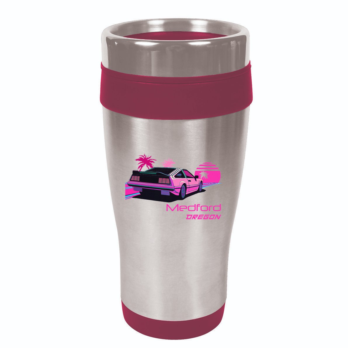 Vintage Medford Oregon 16oz Travel Tumbler
