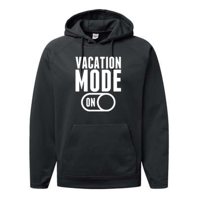 Vacation Mode On Performance Fleece Hoodie