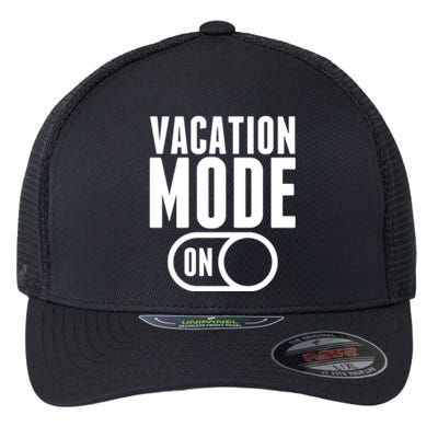 Vacation Mode On Flexfit Unipanel Trucker Cap