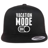 Vacation Mode On Flat Bill Trucker Hat