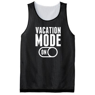 Vacation Mode On Mesh Reversible Basketball Jersey Tank