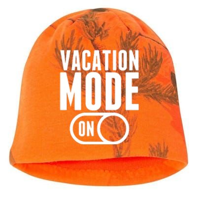 Vacation Mode On Kati - Camo Knit Beanie