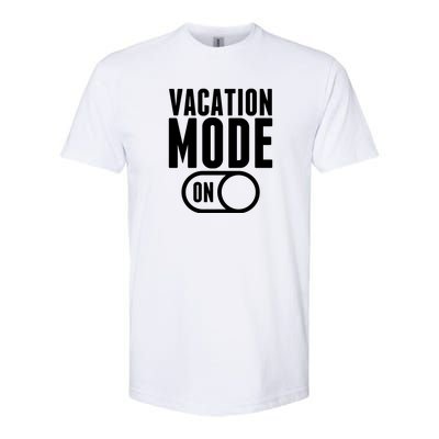 Vacation Mode On Softstyle CVC T-Shirt