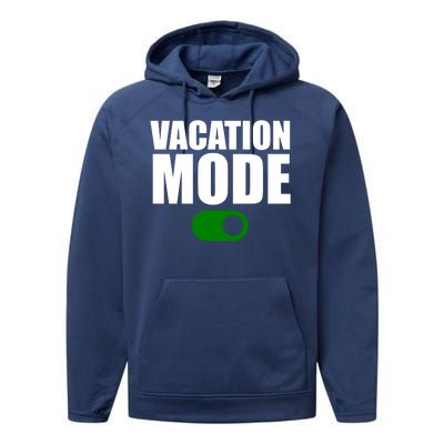 Vacation Mode On Performance Fleece Hoodie