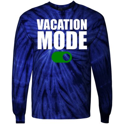 Vacation Mode On Tie-Dye Long Sleeve Shirt