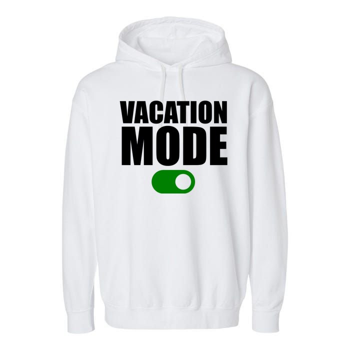 Vacation Mode On Garment-Dyed Fleece Hoodie