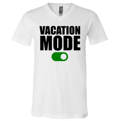 Vacation Mode On V-Neck T-Shirt