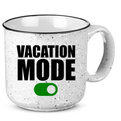 Vacation Mode On 15oz Campfire Ceramic Mug