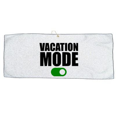 Vacation Mode On Large Microfiber Waffle Golf Towel